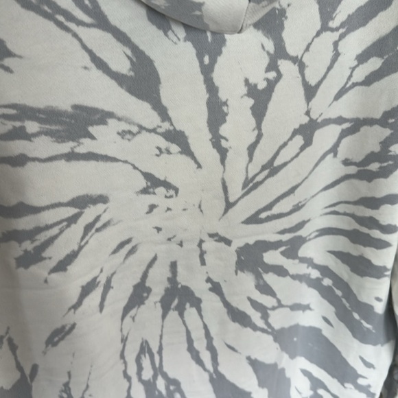 Revolve* 525 America Gray and White Tie-Dye Hoodie dress size Medium. NWT - Picture 9 of 9